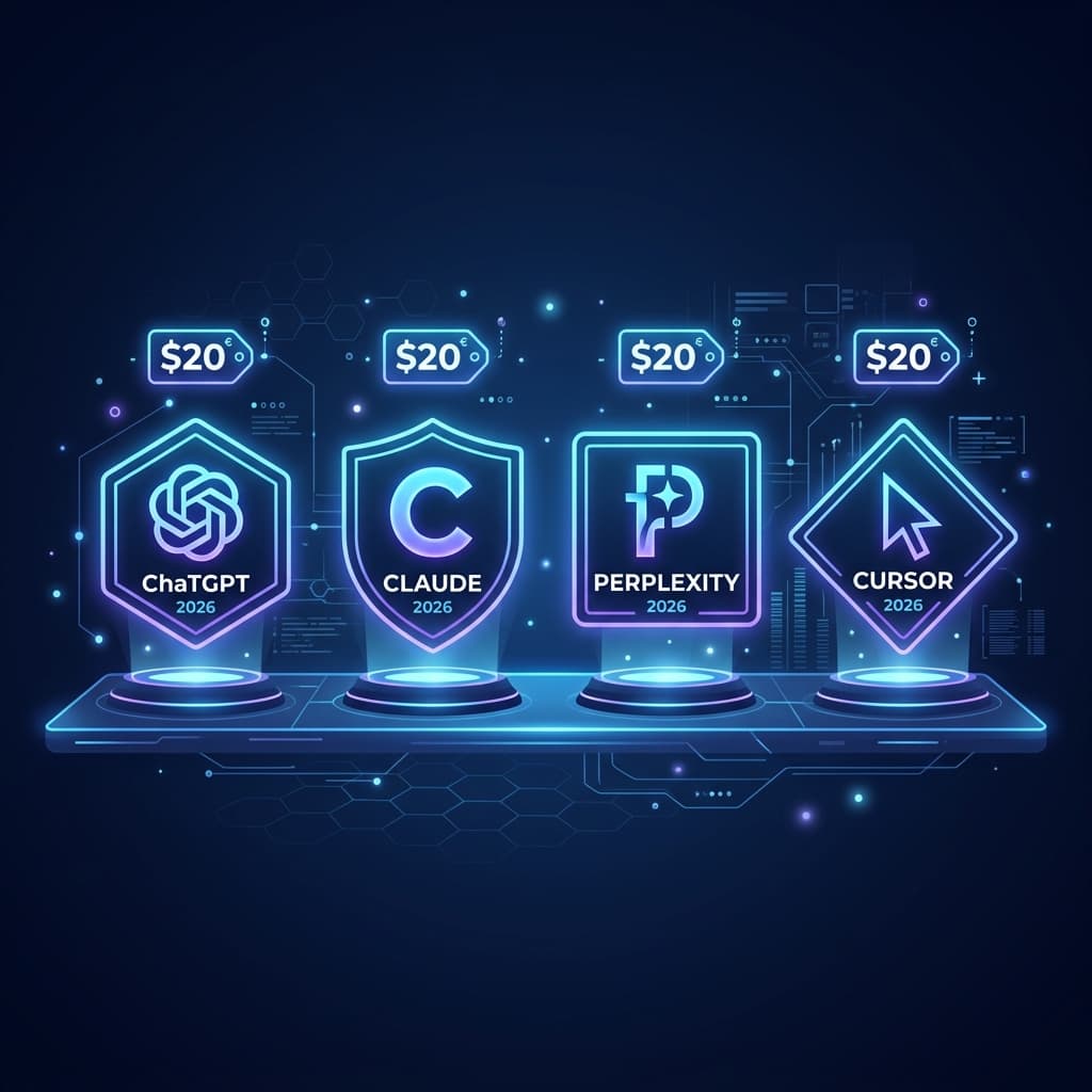 2026 AI 订阅怎么选？ChatGPT Plus / Claude Pro / Perplexity Pro 真实使用成本对比