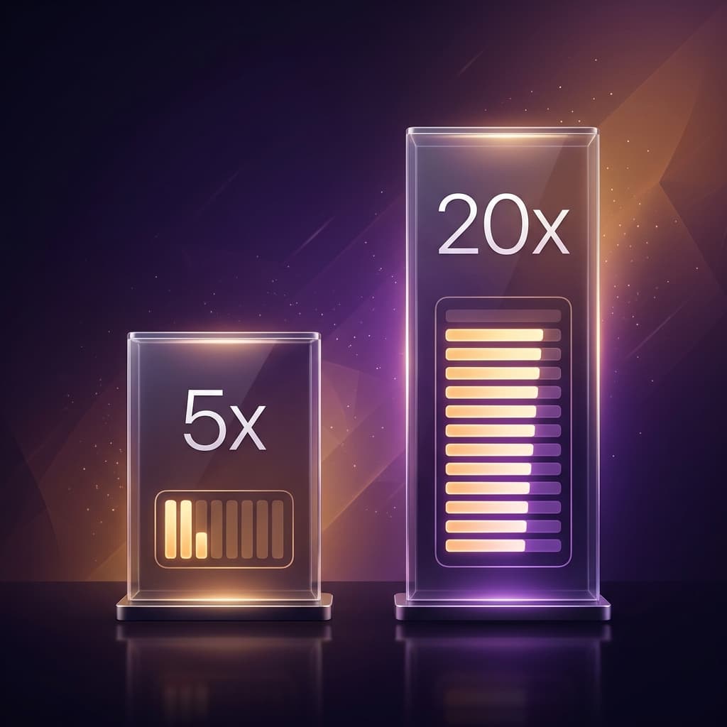 Claude Max 5x vs 20x 完整对比：$100 和 $200 到底差在哪？（2026 实测）